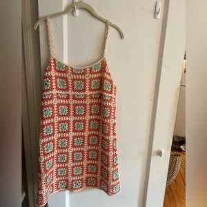Zara crochet dress